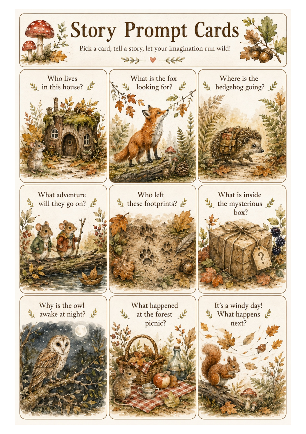 Autumn Printable Pack 🍂