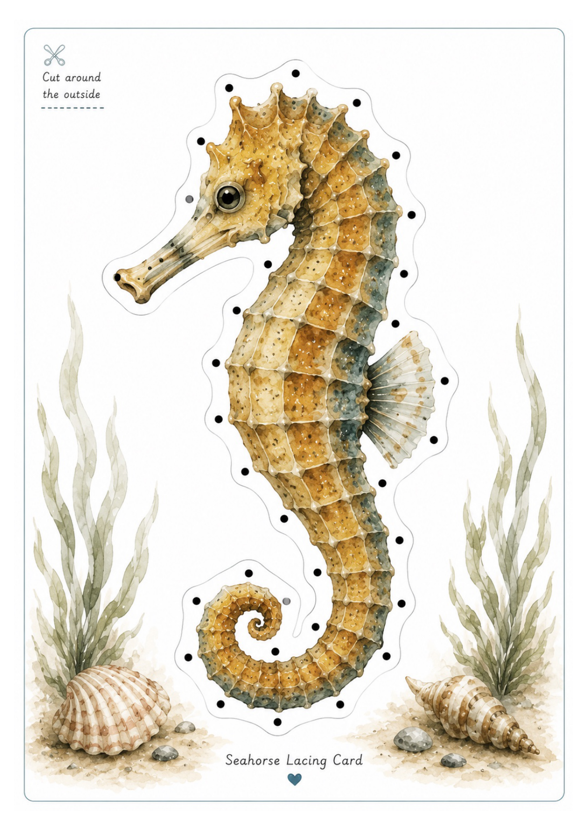 At the Seashore: Early Years Printable Activity Pack 🐚