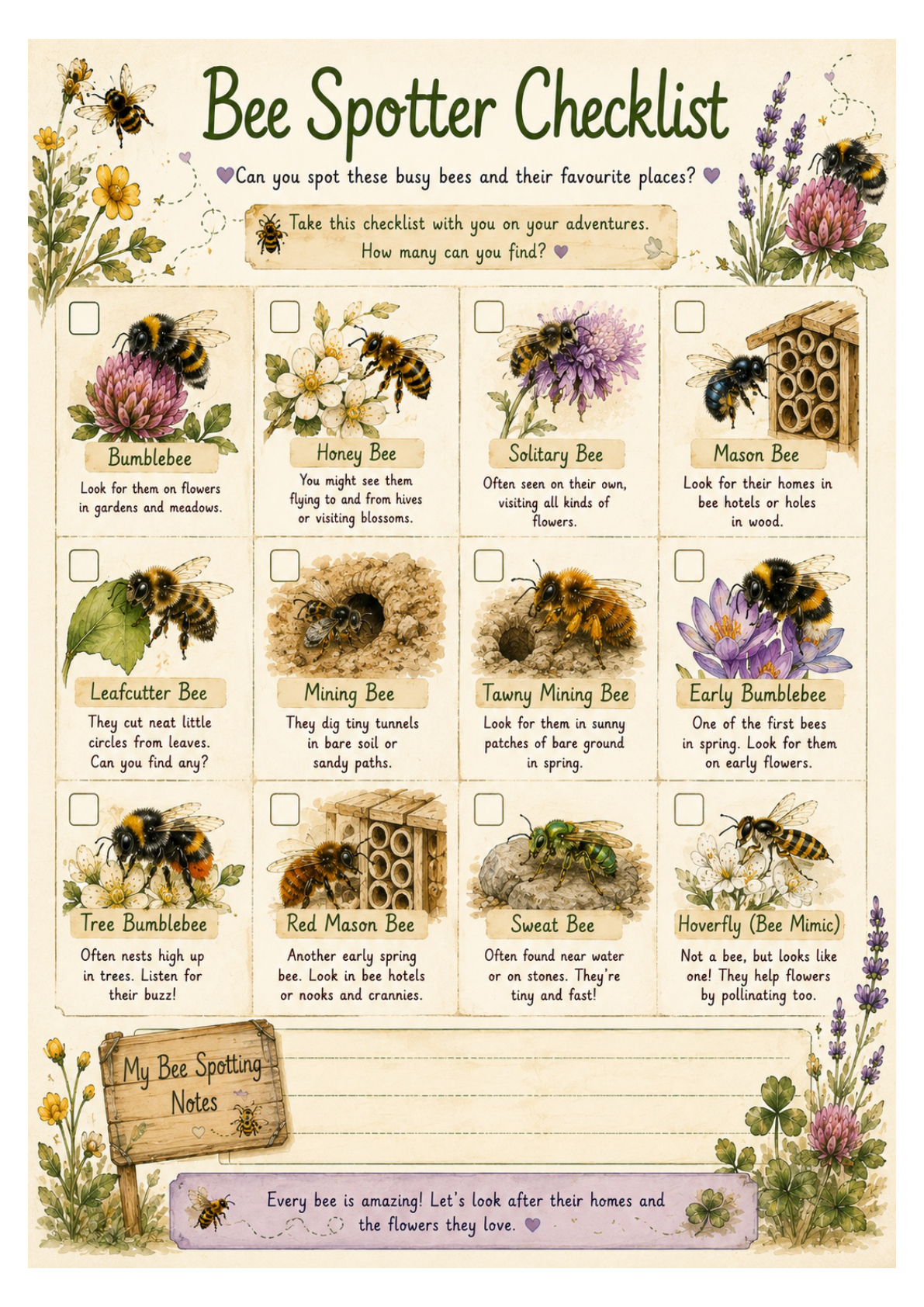 Among the Bees: Early Years Nature Journal & Activity Pack 🐝
