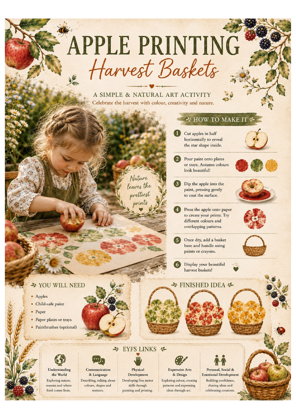 Harvest & Lughnasadh Early Years Printable Pack 🌾