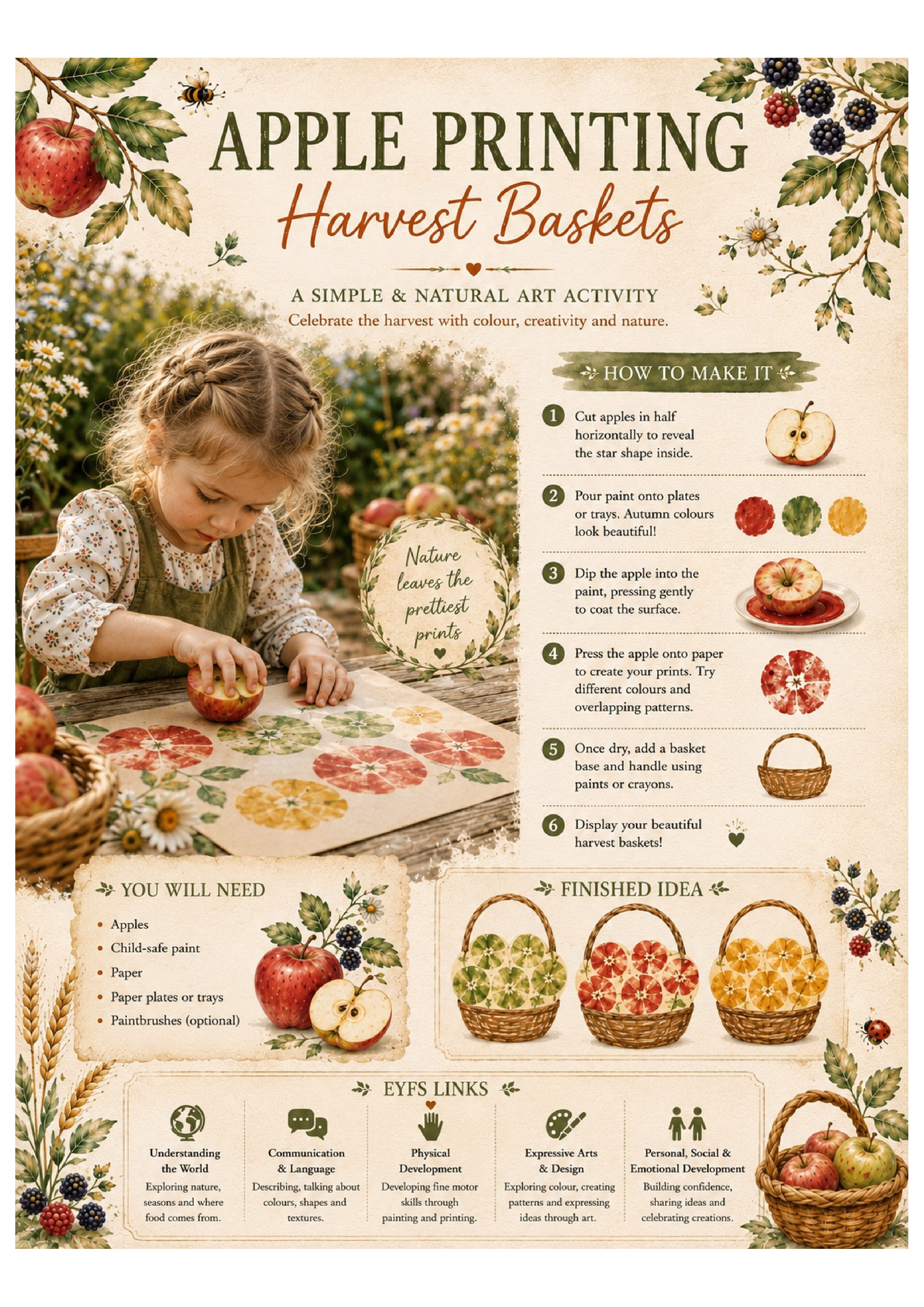 Harvest & Lughnasadh Early Years Printable Pack 🌾