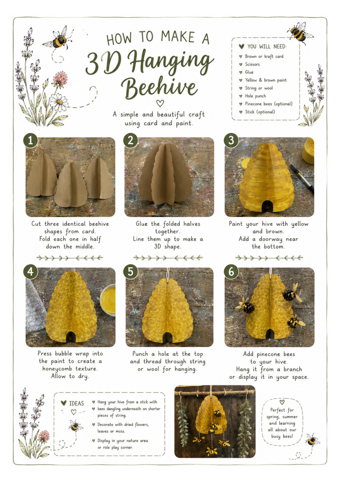 Among the Bees: Early Years Nature Journal & Activity Pack 🐝