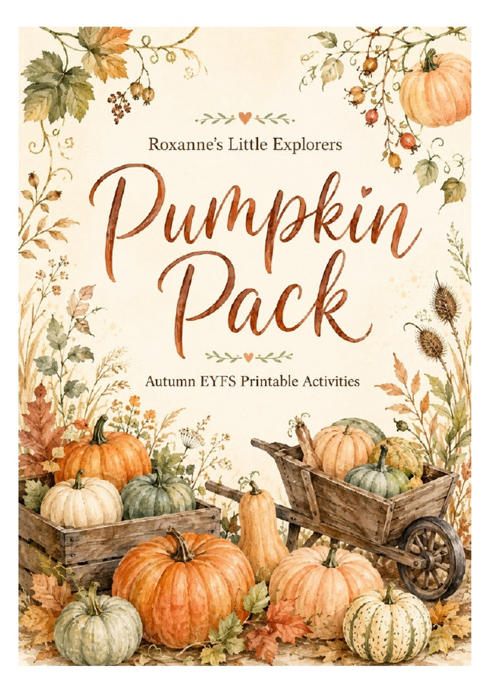 Pumpkin Explorers EYFS Printable Pack | 29-Page Autumn Activity Bundle